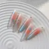 YITU Figura de Formiga Adesivo Dupla Camada para Unhas Laço Padrão Simples Doce Puro Vermelho da Internet Adesivo Decorativo YT5588