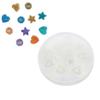 Molde de silicona para donas de caramelo, para hornear chocolate, fondant, decoración de pasteles, gemas, hemisferio epoxi