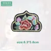Bolsa de Tela con Parche Bordado Estilo Étnico Parche Bordado para Ropa Parche Bordado Accesorios Pinza Decorativa Vintage Aplique para Bolsa