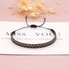 Nueva pulsera étnica de cuerda tejida a mano pura joyería pulsera de moda cinta estilo bohemio unisex