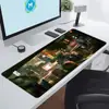 Juego Cyberpunk Tecnología Futurista Alfombrilla de Ratón Súper Grande Tecnología de Gaming E-Sports Alfombrilla de Oficina Extra Grande Borde Antideslizante con Bloqueo