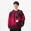 Ropa para Hombre Fengshe / Sudadera Lavada Degradada Peso Pesado 360g Estilo Americano Holgada Casual Estampada Otoño Invierno Manga Larga para Hombre