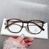 TR90 anti-luz azul rojo neto cara pequeña marco de gafas liso rojo libro con marrón Joker mayoreo