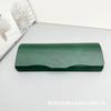Venta al por mayor del fabricante Gafas para miopía Estuche para gafas de espejo plano Portátil de alta gama Antiestrés Cuero personalizado PU Cordero simple