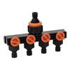 Acessórios para pistola de água de lavagem de carro 3/4 pontos 6 tubo de distribuição de água torneira rápida conector multifuncional reparo parar conexão de água lavanderia