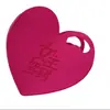 Bolsa de Feltro Nova em Forma de Coração Vermelho Transfronteiriça, Bolsa Tote para o Dia da Mulher, Caixa de Presente para Casamento e Dia dos Namorados, Bolsa Personalizada