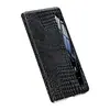 [Dropshipping sin rastro] Funda abatible magnética para teléfono Honor Magicv6 con protección completa para la lente, Piel genuina con patrón de cocodrilo