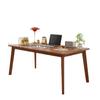 Escritorio Minimalista de Madera Maciza con Patas para Uso en Casa en Dormitorio o Estudio, Escritorio Simple para Estudiantes para Estudiar y Escribir, Set Fácil de Escritorio y Silla