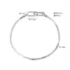 Pulseira de Prata Esterlina S925 Corrente Leve de Atriz Gipsófila Corrente Lisa Estilo Coreano Estilo Ins Banho de Ouro Ouro K Elegante Versátil Atacado Pulseira