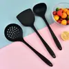 Juego de utensilios de cocina de silicona espátula de silicona espátula para bistec utensilios de cocina antiadherentes olla caliente cuchara para sopa espátula de cocina juego de 8 piezas