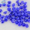 Huagang Gem Piedra Artificial Redonda Lapislázuli Sintético Piedra Desnuda Venta al por Mayor Fondo Puntiagudo Zafiro Diamante Suplementario Piedra de Combinación