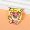 Broche Insignia Acrílico de Dibujos Animados Creativo Lindo Animal Oso Colgante Pin Adorno para Niños Parche