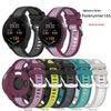 Para Jiaming Forerunner165 Correia de silicone bicolor 20mm Oficial Duas cores Correia de liberação rápida em estoque
