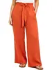 2026 Comércio Exterior Transfronteiriço Europeu e Americano Amazon Ebay Moda Feminina Nova Padrão Europeu e Americano Tamanho Solto Algodão e Linho Casual Calça Longa para Mulheres
