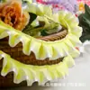 Gasa de Tela Sombreada de 2.5cm Encaje de Doble Pliegue material para Empaque de Zapatos Juguete de Muñeca Confusa diy 18 m
