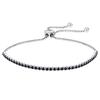 Mecanismo de Cierre Cadena Pulsera de Plata S925 Fila Única Circonita Diamante Artificial Pulsera Venta Directa de Fábrica