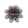 Moda Transfronteriza Flor de Seis Pétalos Diamantes de Imitación Flor 3D Accesorios para Ropa Zapatos Sombreros Bolsos Pinzas para el Cabello Ropa Accesorios para la Cabeza Accesorios DIY