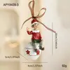 Nuevo Colgante Pintado de Resina Decoración de Árbol de Navidad Campana Tridimensional Colorida Colgante de Dibujos Animados Americanos Listo para la Venta