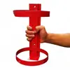 Gancho de Pared para Estante de Extintores, Soporta 4 Extintores, Soporte Fijo para Colgar