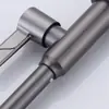 Torneira de Cozinha Rotativa Universal de Aço Inoxidável Cinza Chumbo para Pia de Água Fria Única / Bacia de Legumes - Fornecimento Direto da Fábrica