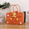 Internet Celebrity Cartoon Baby Lua Cheia Cem Dias com Mão Saco de Presente Boneca Infantil Boneca Mamãe Tote Bag