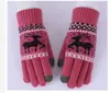 Guantes para Hombres y Mujeres Cálidos a Prueba de Frío Invierno Terciopelo Guantes Pantalla Táctil Tejidos Lana Equitación Ciervo Guantes Navidad