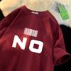 Camiseta de manga corta de algodón para mujer, directa de fábrica, verano 2023, nueva camiseta de estilo occidental de longitud media.