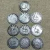 Suministro de puesto al por mayor colección miscelánea antigua monedas latón puro monedas de plata monedas de plata monedas conmemorativas cabeza grande se puede soplar