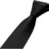 Corbata para Hombre Color Sólido Corbata de Cuello para Hombre Negra Formal Corbata de Satén de Negocios para Hombre Ocasión Formal Boda