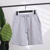 Unissex 2024 Verão Novos Casais Algodão Shorts Solto Reto Casual Trendy Esportes Praia Calças Calças de Comprimento Médio