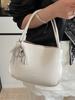 Atacado Transfronteiriço Novo Design High-end Simples Portátil Bolsa Saco Feminina para Trabalho Lazer Versátil Bolsa Transversal de PU