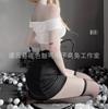 Lingerie sexy feminina sexy nádegas apertadas secretária OL uniforme tentação professor terno boate atacado