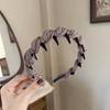 Diadema de Terciopelo Primavera y Verano Diadema para Mujer Celebridad de Internet 2024 Nuevo Cabello Presionado Retro Francés Tocado de Alta Gama