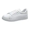 Zapatos Deportivos para Mujer 2022 Primavera Verano Otoño Nuevos Zapatos Blancos de Cuero Individuales Zapatos para Correr de Estudiante Zapatos Casuales para Mujer Versátiles
