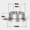 Smf104Zz com Rolamento de Copo Flangeado 4*10*4 Rolamento Flangeado de Aço Inoxidável