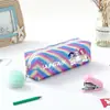 Grupo de Chicas Cazadoras Transfronterizas En Stock Estuche Arcoíris Brillante Estuche Brillante Papelería para Estudiantes Almacenamiento Bolsita para Lápices