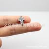 10mm Diamante Branco Letra Liga Strass Letra Inglesa diy Pulseira Coleira de Animal Chaveiro Acessórios de Joias