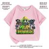 Accesorios de Ropa Infantil Zoo Anormal Camiseta de Verano de Manga Corta para Niños Algodón Estudiante Moda de Verano Tendencia 8