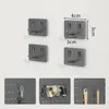 Prateleira de Armazenamento com Painel Perfurado para Cozinha sem Furos Porta-Temperos Suporte para Facas Gancho Painel de Armazenamento de Parede Acessórios de Metal