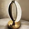 Luz Noturna Moderna Luminária de Mesa para Quarto Luz Noturna de Cabeceira Decoração de Aniversário Presente de Dia dos Namorados Luz de Ambiente com um Toque de Luxo