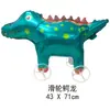 Globos de Animales Caminantes de Dibujos Animados para Venta al por Mayor, Juguete, Regalo, Puesto, Polea, Globo Luminoso de Dibujos Animados con Ruedas