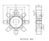 Acoplamiento de Aleación de Aluminio Tipo Flor de Ciruelo Tipo Estrella Alta Módulo de Tornillo Elástico para Servomotor