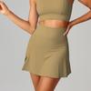 Falda de Yoga Chimei Primavera y Verano de Cintura Alta Minifalda Transpirable para Correr Fitness Tenis Falda Antideslizante Transfronterizo