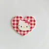 Nuevo Parche Acrílico de Doble Capa de Gato Kt con Corazón para Pasador de Pelo, Tocado, Funda de Teléfono Móvil, Accesorios de Flor Decorativa para Zapatos