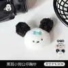 Muñeca de Perrito Linda Juego de Cinco Piezas Accesorios Mochila para Niña Llavero Decoración Colgante Billetera Clips para Flequillo