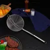Colador de Malla Fina de Acero Inoxidable Colador Filtro Tamiz Olla Caliente Frito Hogar Cocina Tamaño Grande y Pequeño Utensilios de Cocina Cuchara para Empanadas Fideos Colador