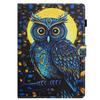 Capa de Couro Plana para iPad Pro Samsung Tab A9plus Animal Pintado em Desenho Animado Capa Protetora Plana