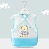 Babetes para Comer Bebê, Aventais Infantis Sem Mangas, Babetes Impermeáveis e Anti-Sujeira para Alimentação de Bebês, Aventais de Verão, Roupas de Proteção em Malha