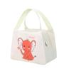 Bolsa Térmica Portátil para Marmita, Bolsa Térmica, Bolsa Bento, Bolsa de Almoço Infantil, Bolsa Térmica Impermeável Espessada com Folha de Alumínio para Conservação de Calor e Frio, Design de Desenho Animado para Meninas