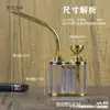 Tubería de Agua Uso Dual Pipeta de Vidrio para Fumar Bolsa de Tabaco Vintage Porta Cigarrillos Filtro Set Completo de Shisha Metabo